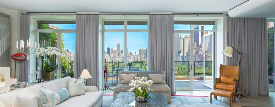 Foto: Dzīvoklis 56 miljonu vērtībā ar skatu uz Ņujorkas mūriem