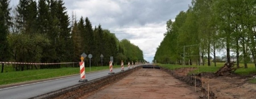 Remontdarbi uz Vidzemes šosejas Siguldā turpinās