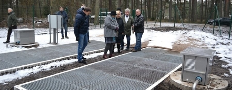 Stopiņu novada Cekulē atkltās jaunas kanalizācijas tīkla un notekūdeņu attīrīšanas iekārtas