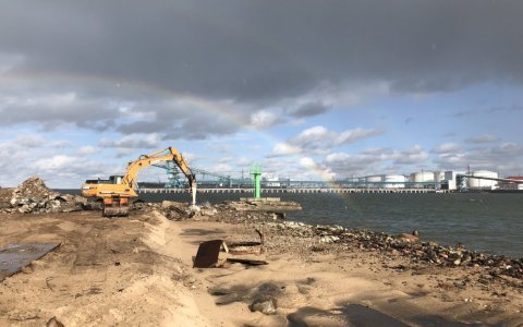 Līdz nākamā gada rudenim Ventspilī notiks krasta nostiprinājuma pārbūve pie Dienvidu mola