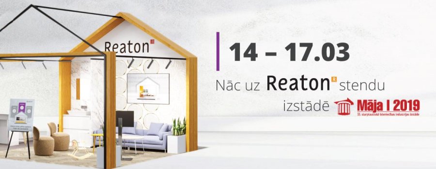 Reaton Ltd ar stendā uzcelto demo dzivokli prezentēs jaunu programmu Mājokļa saimnieks