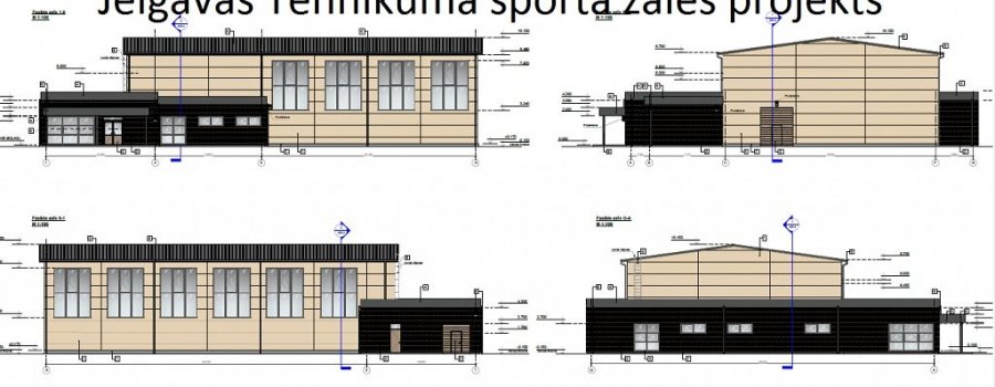 Jelgavas Tehnikums tiks pie 1,5 miljonus eiro vērtas sporta zāles