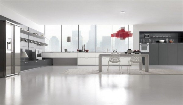 Дизайны кухон в стиле минимализма