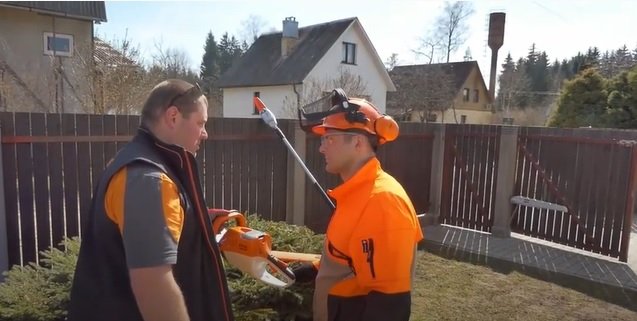 Stihl dārza šķēres. Ginalas.