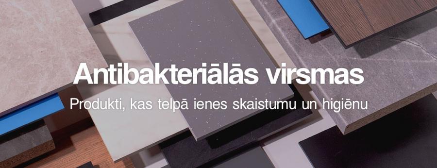 Antibakteriālās virsmas no Kronospan