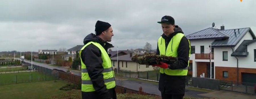 Zaļie risinājumi - zaļie jumti! Raidījumā Laiks mājai