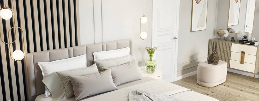 Guļamistabs interjera dizains no LAVR interior design
