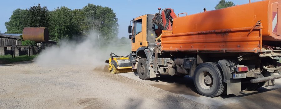 Septiņos Alūksnes novada pagastos turpinās ceļu pārbūve