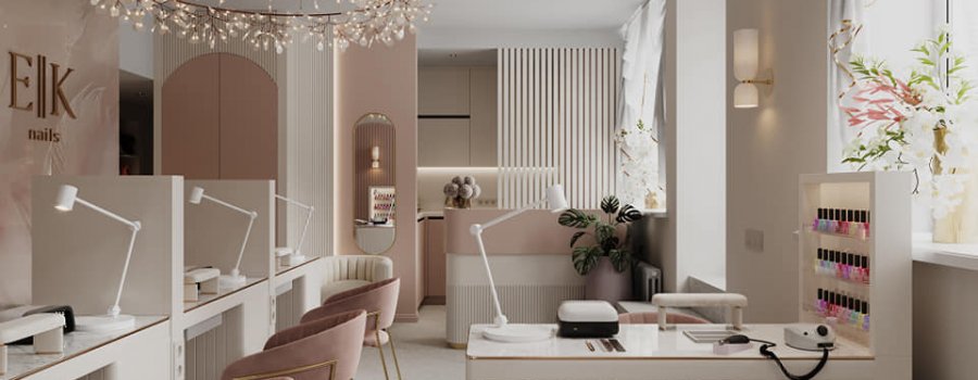 Beauty salona interjera dizains no Lubova Ogneva interior design