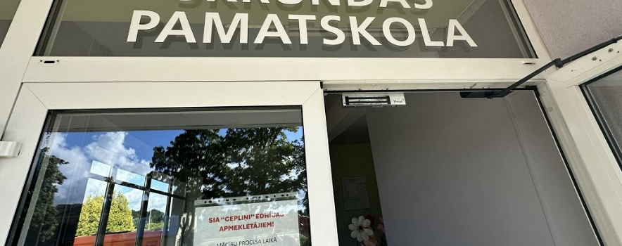 Par 2,66 miljoniem eiro atjauno Skrundas pamatskolas ēku