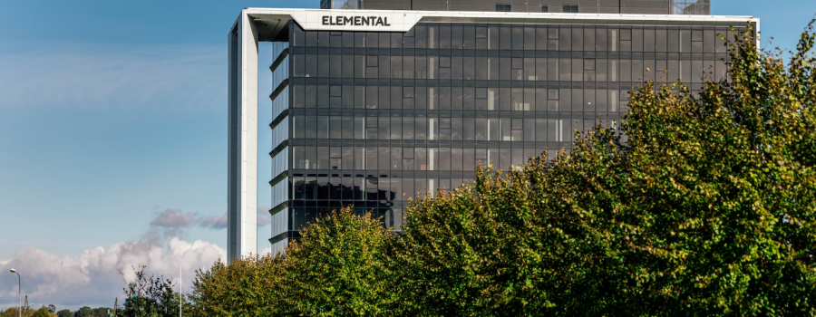 Pilnībā iznomāts Elemental Business Centre biroju kompleks