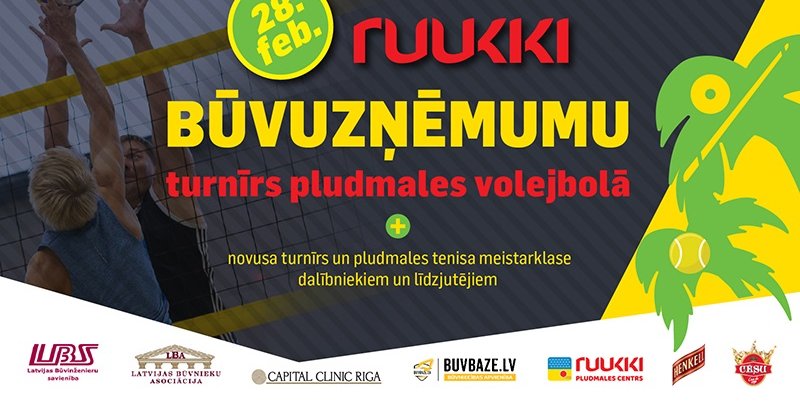 RUUKKI Būvuzņēmumu turnīrs pludmales volejbolā