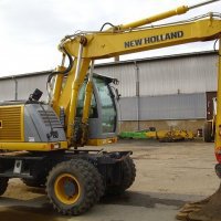 Riteņu ekskavatoru noma. NEW HOLLAND MH CITY