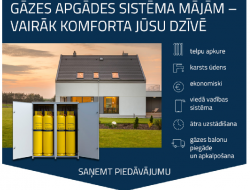 Gāzes apkures sistēma SAURIDA 